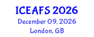 International Conference on Economic and Financial Sciences (ICEAFS) December 09, 2026 - London, United Kingdom
