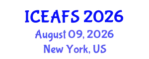 International Conference on Economic and Financial Sciences (ICEAFS) August 09, 2026 - New York, United States