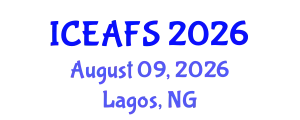 International Conference on Economic and Financial Sciences (ICEAFS) August 09, 2026 - Lagos, Nigeria