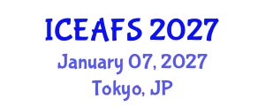 International Conference on Economic and Financial Sciences (ICEAFS) January 07, 2027 - Tokyo, Japan