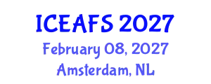 International Conference on Economic and Financial Sciences (ICEAFS) February 08, 2027 - Amsterdam, Netherlands