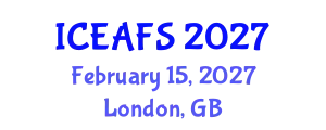 International Conference on Economic and Financial Sciences (ICEAFS) February 15, 2027 - London, United Kingdom