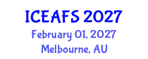 International Conference on Economic and Financial Sciences (ICEAFS) February 01, 2027 - Melbourne, Australia