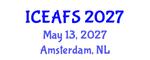 International Conference on Economic and Financial Sciences (ICEAFS) May 13, 2027 - Amsterdam, Netherlands