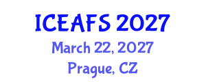 International Conference on Economic and Financial Sciences (ICEAFS) March 22, 2027 - Prague, Czechia