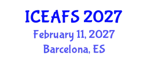 International Conference on Economic and Financial Sciences (ICEAFS) February 11, 2027 - Barcelona, Spain