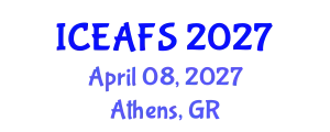 International Conference on Economic and Financial Sciences (ICEAFS) April 08, 2027 - Athens, Greece