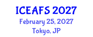 International Conference on Economic and Financial Sciences (ICEAFS) February 25, 2027 - Tokyo, Japan