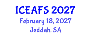 International Conference on Economic and Financial Sciences (ICEAFS) February 18, 2027 - Jeddah, Saudi Arabia