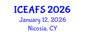 International Conference on Economic and Financial Sciences (ICEAFS) January 12, 2026 - Nicosia, Cyprus