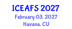 International Conference on Economic and Financial Sciences (ICEAFS) February 03, 2027 - Havana, Cuba