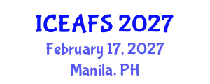 International Conference on Economic and Financial Sciences (ICEAFS) February 17, 2027 - Manila, Philippines