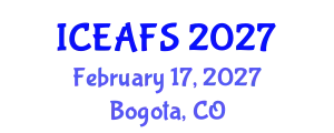 International Conference on Economic and Financial Sciences (ICEAFS) February 17, 2027 - Bogota, Colombia