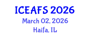 International Conference on Economic and Financial Sciences (ICEAFS) March 02, 2026 - Haifa, Israel