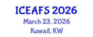 International Conference on Economic and Financial Sciences (ICEAFS) March 23, 2026 - Kuwait, Kuwait