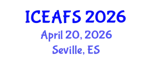 International Conference on Economic and Financial Sciences (ICEAFS) April 20, 2026 - Seville, Spain