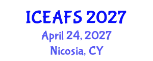 International Conference on Economic and Financial Sciences (ICEAFS) April 24, 2027 - Nicosia, Cyprus