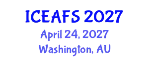 International Conference on Economic and Financial Sciences (ICEAFS) April 24, 2027 - Washington, Australia