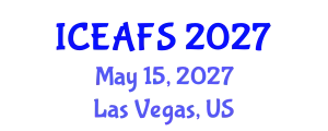 International Conference on Economic and Financial Sciences (ICEAFS) May 15, 2027 - Las Vegas, United States