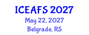 International Conference on Economic and Financial Sciences (ICEAFS) May 22, 2027 - Belgrade, Serbia