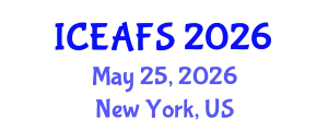International Conference on Economic and Financial Sciences (ICEAFS) May 25, 2026 - New York, United States