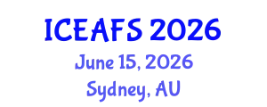 International Conference on Economic and Financial Sciences (ICEAFS) June 15, 2026 - Sydney, Australia