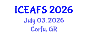 International Conference on Economic and Financial Sciences (ICEAFS) July 03, 2026 - Corfu, Greece