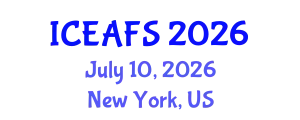 International Conference on Economic and Financial Sciences (ICEAFS) July 10, 2026 - New York, United States