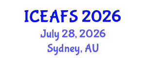 International Conference on Economic and Financial Sciences (ICEAFS) July 28, 2026 - Sydney, Australia