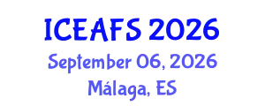 International Conference on Economic and Financial Sciences (ICEAFS) September 06, 2026 - Málaga, Spain
