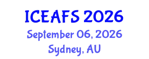 International Conference on Economic and Financial Sciences (ICEAFS) September 06, 2026 - Sydney, Australia