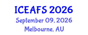 International Conference on Economic and Financial Sciences (ICEAFS) September 09, 2026 - Melbourne, Australia