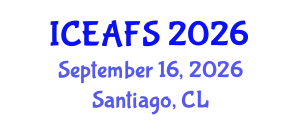 International Conference on Economic and Financial Sciences (ICEAFS) September 16, 2026 - Santiago, Chile
