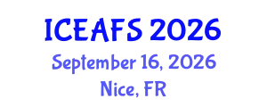 International Conference on Economic and Financial Sciences (ICEAFS) September 16, 2026 - Nice, France