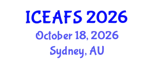 International Conference on Economic and Financial Sciences (ICEAFS) October 18, 2026 - Sydney, Australia