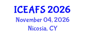 International Conference on Economic and Financial Sciences (ICEAFS) November 04, 2026 - Nicosia, Cyprus