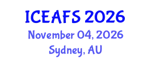 International Conference on Economic and Financial Sciences (ICEAFS) November 04, 2026 - Sydney, Australia