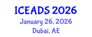 International Conference on Engineering and Design Sciences (ICEADS) January 26, 2026 - Dubai, United Arab Emirates