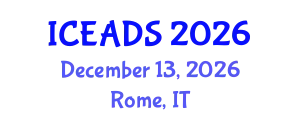 International Conference on Engineering and Design Sciences (ICEADS) December 13, 2026 - Rome, Italy