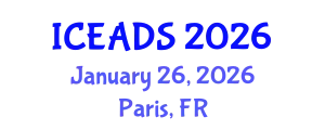 International Conference on Engineering and Design Sciences (ICEADS) January 26, 2026 - Paris, France