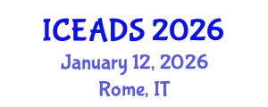 International Conference on Engineering and Design Sciences (ICEADS) January 12, 2026 - Rome, Italy
