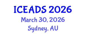 International Conference on Engineering and Design Sciences (ICEADS) March 30, 2026 - Sydney, Australia