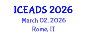International Conference on Engineering and Design Sciences (ICEADS) March 02, 2026 - Rome, Italy