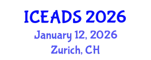 International Conference on Engineering and Design Sciences (ICEADS) January 12, 2026 - Zurich, Switzerland