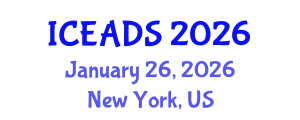 International Conference on Engineering and Design Sciences (ICEADS) January 26, 2026 - New York, United States
