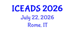 International Conference on Engineering and Design Sciences (ICEADS) July 22, 2026 - Rome, Italy