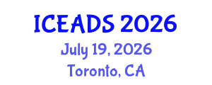 International Conference on Engineering and Design Sciences (ICEADS) July 19, 2026 - Toronto, Canada