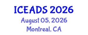 International Conference on Engineering and Design Sciences (ICEADS) August 05, 2026 - Montreal, Canada