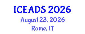 International Conference on Engineering and Design Sciences (ICEADS) August 23, 2026 - Rome, Italy