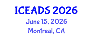 International Conference on Engineering and Design Sciences (ICEADS) June 15, 2026 - Montreal, Canada